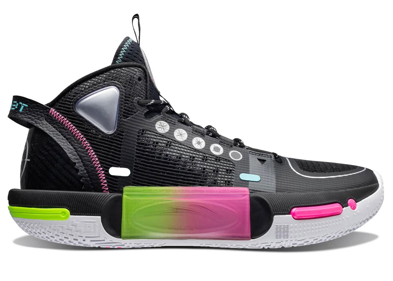 Кецове и обувки Li-Ning Wade Shadow 4 Neon Черно | ABPS057-2, 0