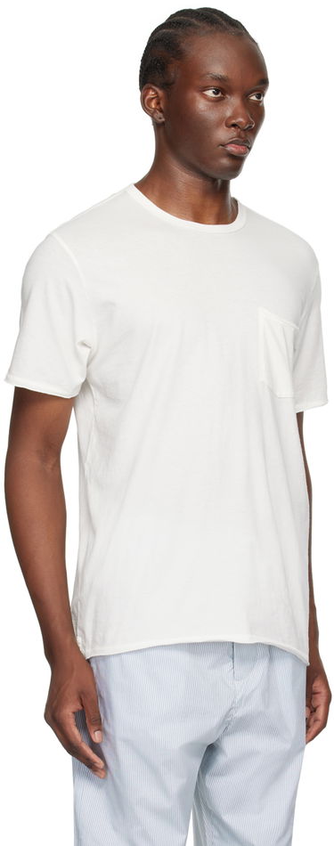 Тениска rag & bone Miles Pocket T-Shirt Бяло | MBC21PT0236N23, 1