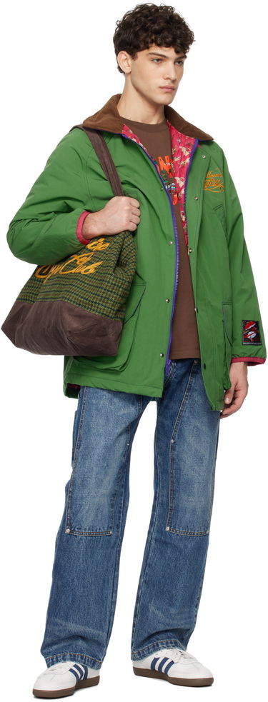 Голяма пазарска чанта BILLIONAIRE BOYS CLUB Script Check Tote Bag Зелено | B24483, 3