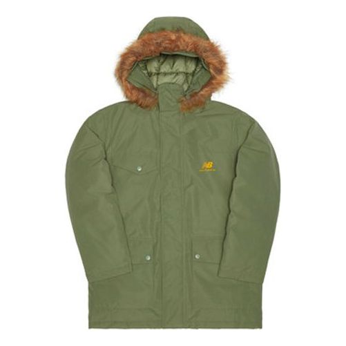 Парка New Balance Parka Jacket with Faux Fur Hood Зелено | AMJ04349-FRO