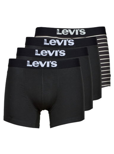 Боксерки Levi's SOLID BASIC BOXER X4 Черно | 100003048-002