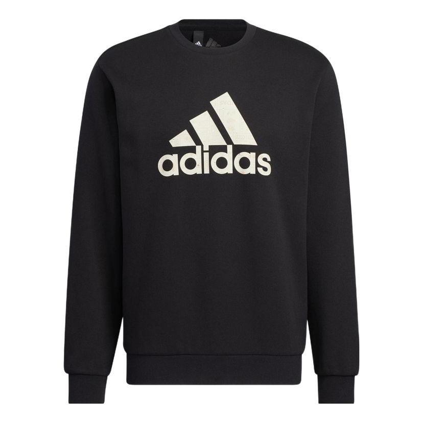 Пуловер adidas Originals Men's Sweatshirt with Big Logo Черно | HN8995