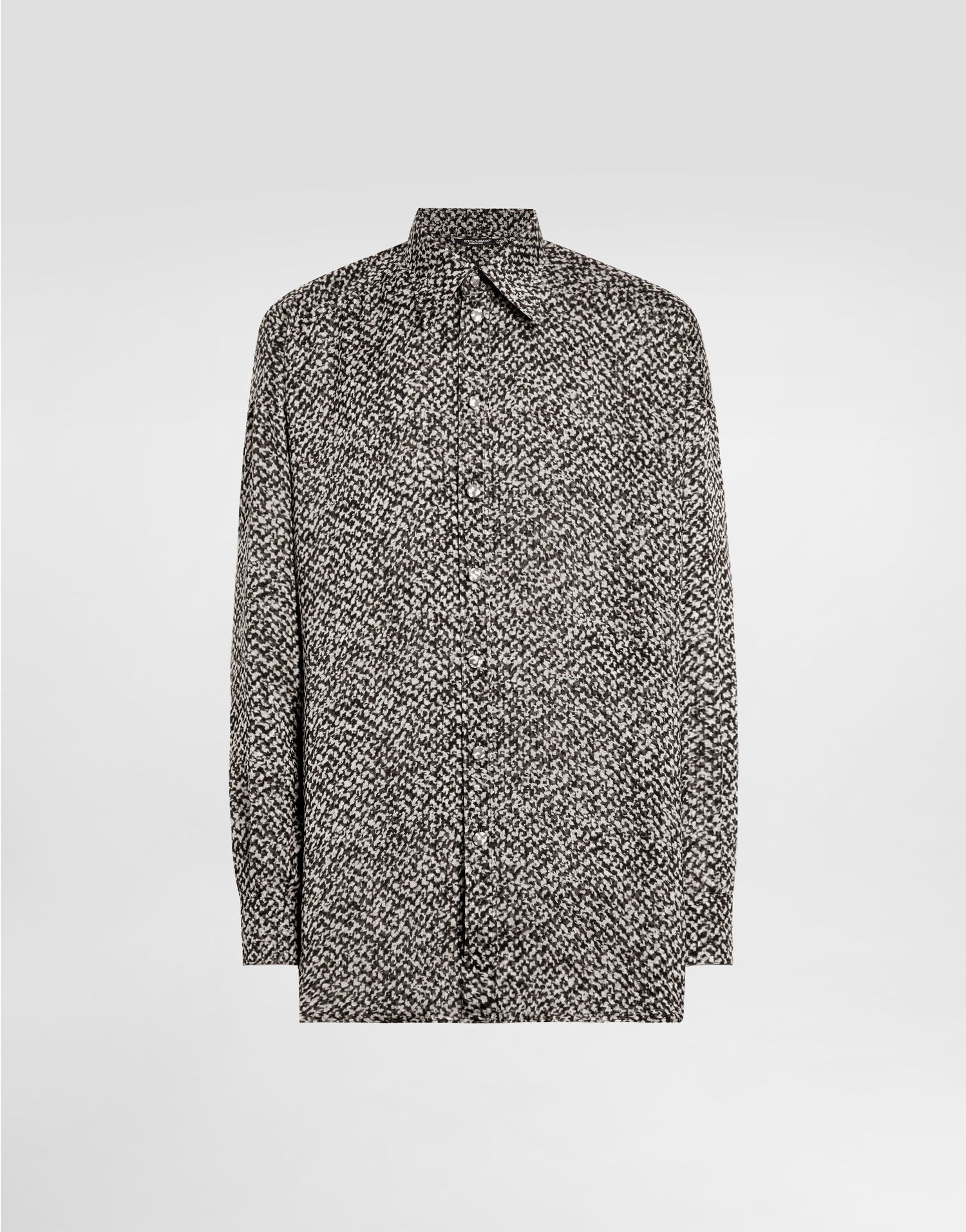 Риза Dolce & Gabbana Dolce & Gabbana Bouclé Print Chiffon Shirt Многоцветен | G5NT3TIS1ZMHH5QR, 0