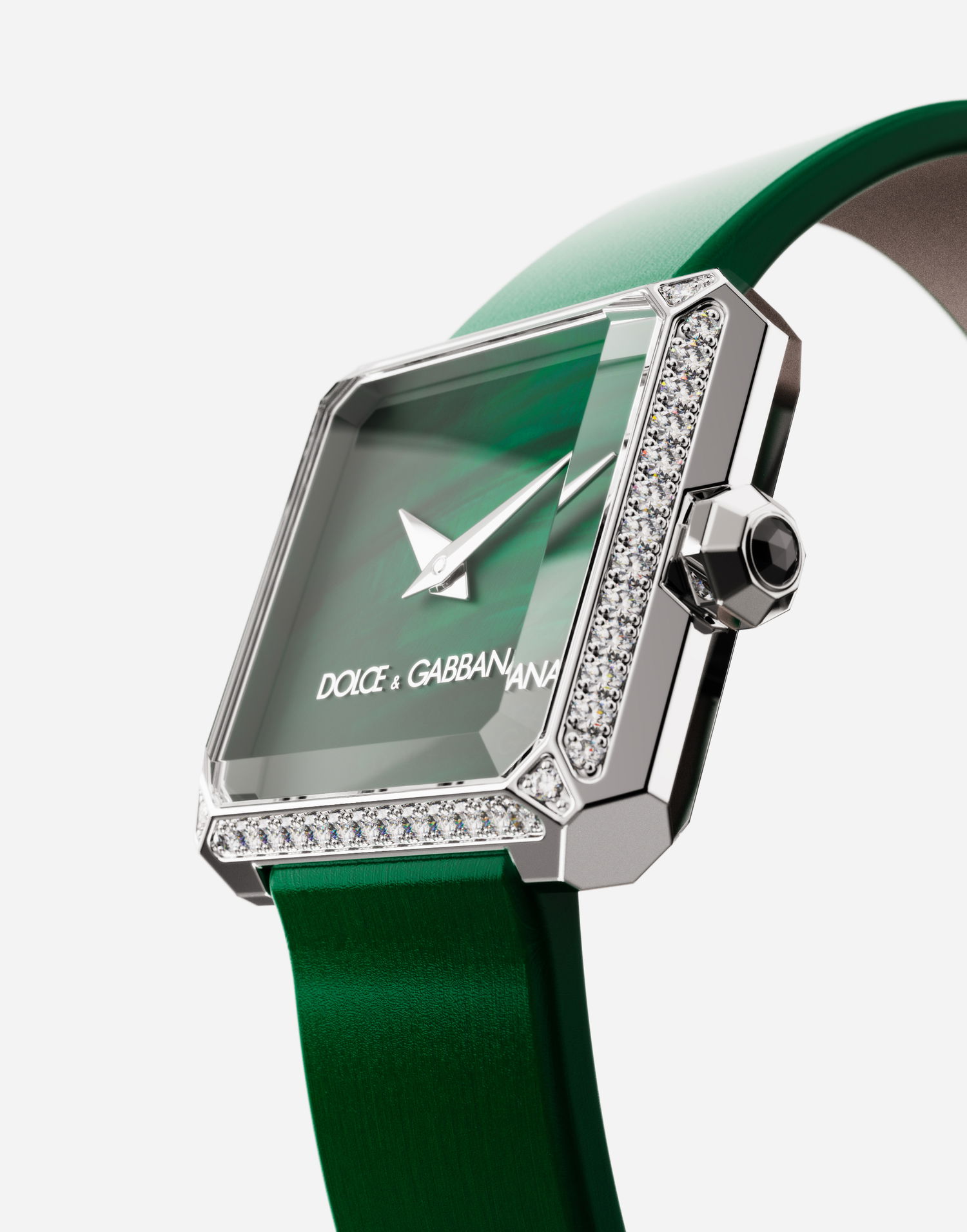 Часовник Dolce & Gabbana Sofia Steel Watch With Colorless Diamonds Зелено | WWJC2SXCMDTV0403, 1