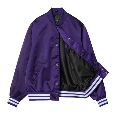 Яке бомбър Carhartt WIP Class of 89 Bomber Jacket Лилаво | I032992_23O_XX, 3