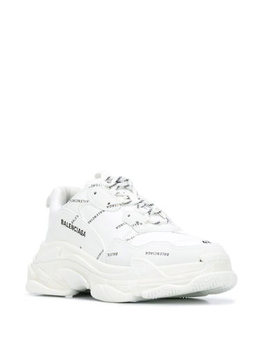 Кецове и обувки Balenciaga Triple S Sneaker Бяло | 536737W2FA19010, 1