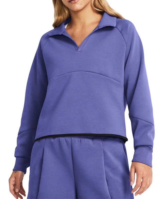 Unstoppable Fleece Rugby Cropped Pullover