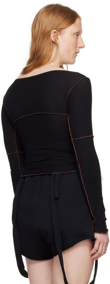 Пуловер Baserange Baserange Cinder Long Sleeve T-Shirt Черно | TOCL-RB-SU24, 2