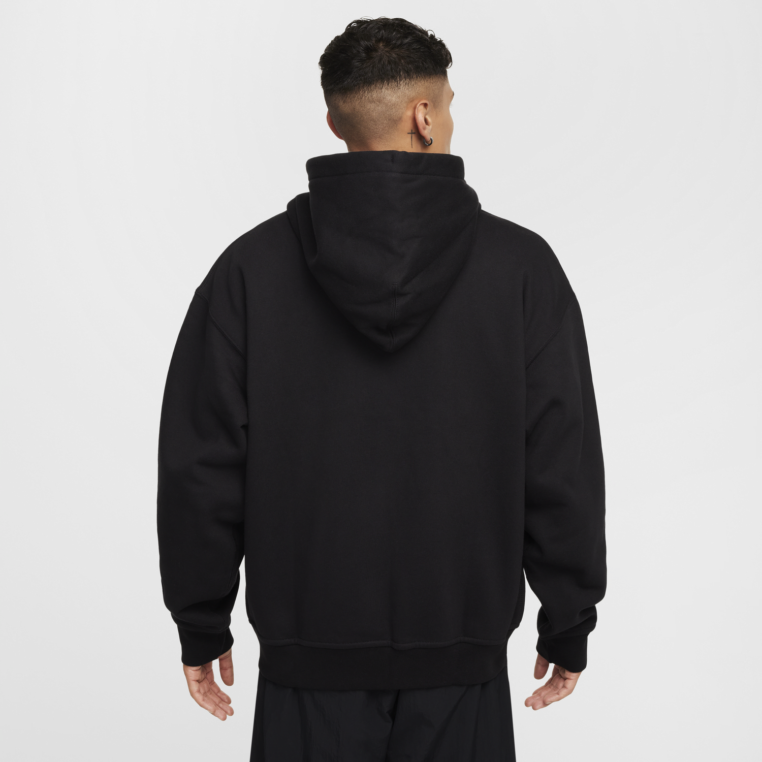 Суитчър Nike Solo Swoosh Full-Zip Hoodie Черно | FZ1165-010, 1