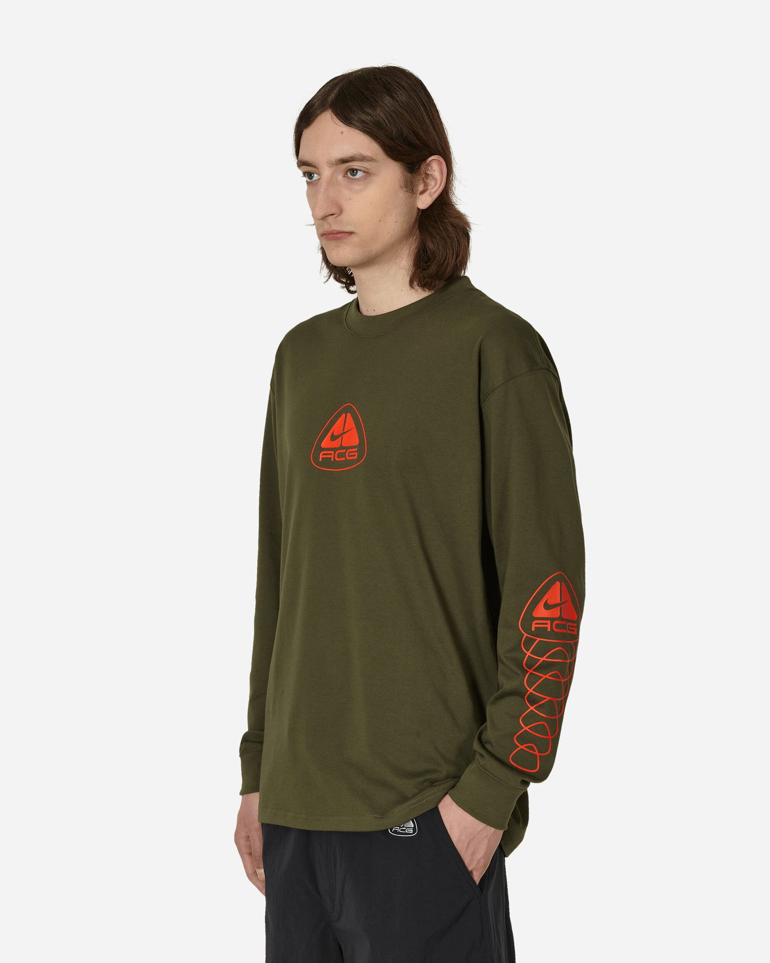 Тениска Nike ACG Long Sleeve Tee Lungs Зелено | DX9454-325, 1