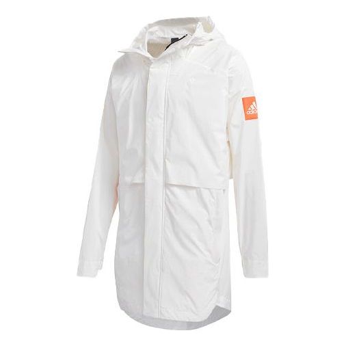 Дъждобран adidas Originals MYSHELTER W.R. Hooded Outdoor Jacket Бяло | FR9533