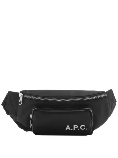 Чанта за кръста A.P.C. Logo Waist Bag Черно | PAADY-H62167-LZZ