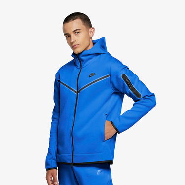 Суитчър Nike Sportswear Tech Fleece M Full-Zip Hoodie Синьо | CU4489-480, 3