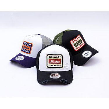 Шапка с козирка New Era New Era Patch Canvas 9FORTY Trucker Cap, One Size (56-59 cm) Бяло | 60603675, 4