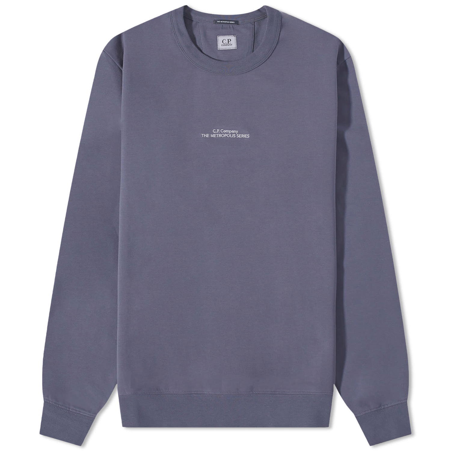 Суитчър C.P. Company Metropolis Centre Logo Crew Sweat Синьо | 14CMSS229A-006452W-884, 0