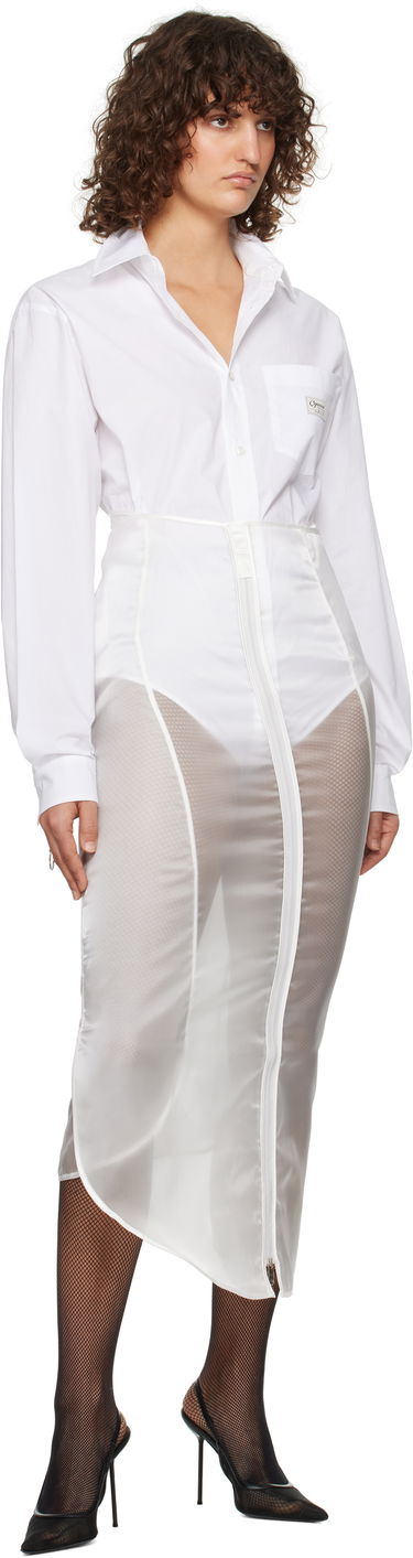 Пола Coperni Coperni Organza Maxi Skirt Бяло | COPJ68F3014, 3