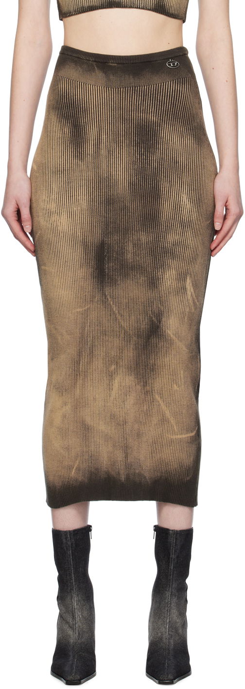 Pокля Diesel M-Delma Midi Skirt Бежово | A12416 0BNAD, 0