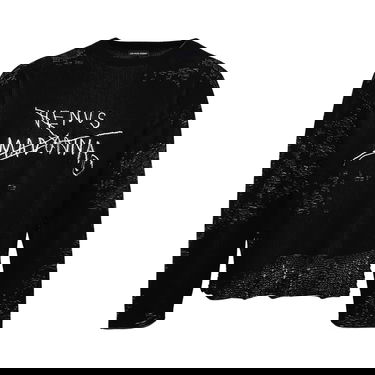 Пуловер MISBHV Basquiat Edition Venus Madonna Destroyed Knit Черно | 122U700B, 1