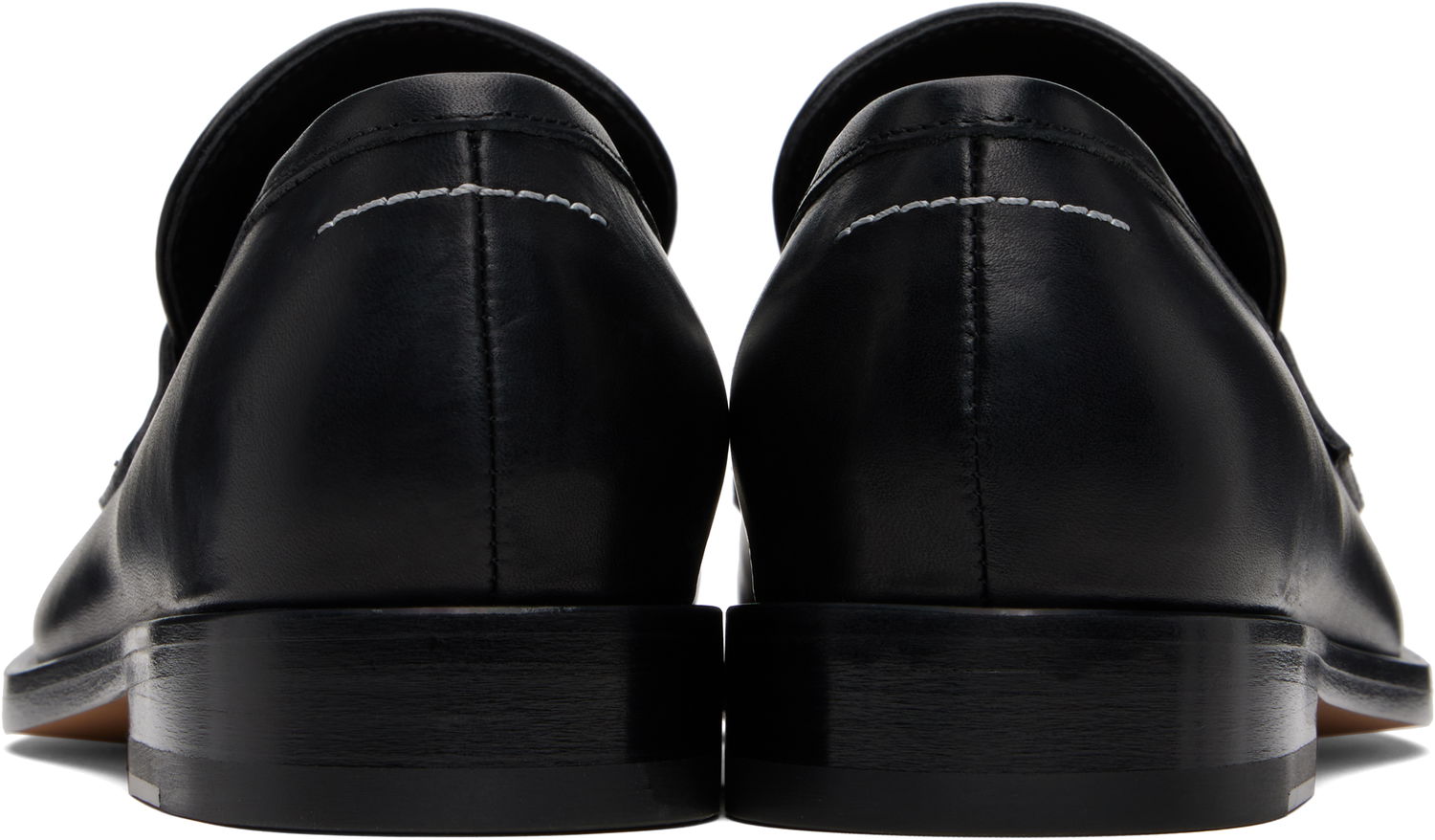 Кецове и обувки Maison Margiela MM6 Maison Margiela New Classic Stitch Loafers Черно | S59WR0096 P5000, 1