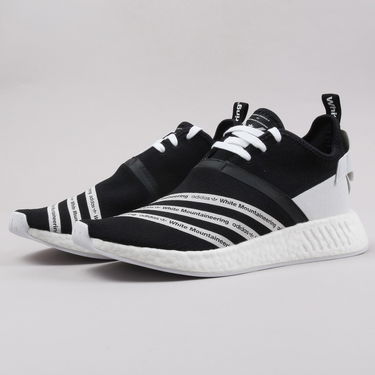 Кецове и обувки adidas Originals White Mountaineering x NMD_R2 Primeknit ''Core Black'' Черно | CG3648, 1