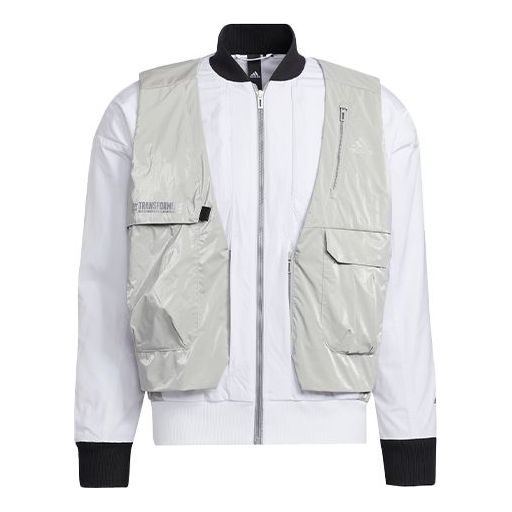 Яке бомбър adidas Originals adidas x Transformers Detachable Vest Jacket Сиво | HM7467
