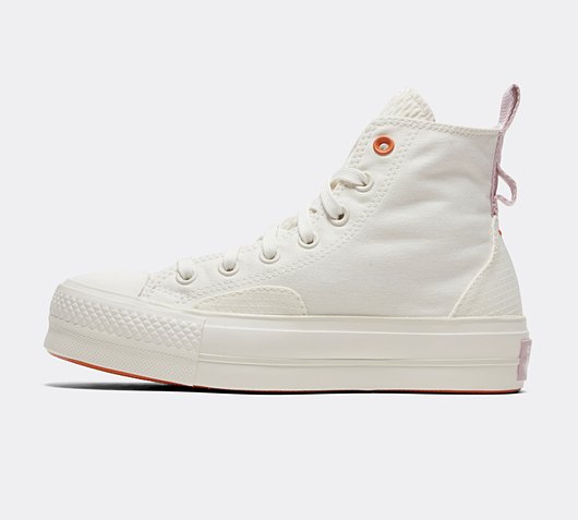 Кецове и обувки Converse Chuck Taylor All Star Lift Hi W Бяло | 572419C, 0