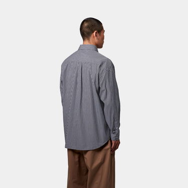 Риза Carhartt WIP Carhartt WIP Notus Long Sleeve Shirt Arvin Stripe Синьо | I034697_8, 2