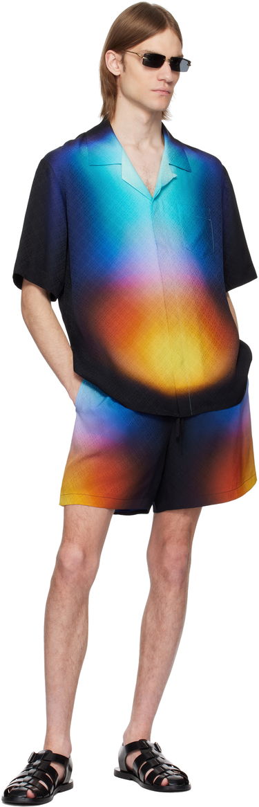Риза Casablanca Casablanca Gradient Silk Resort Shirt Многоцветен | U-MS25-SH-003-02, 3