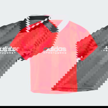 Тениска adidas Originals Tiro Colorblock Червено | IM4998, 6
