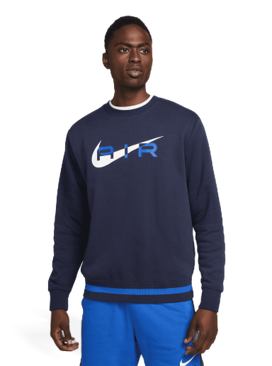 Пуловер Nike Air s kulatým výstřihem Тъмно синьо | FN7692-451