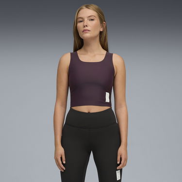 Съкратен топ Puma PUMA x SAYSKY Crop Running Tank Top Лилаво | 527559_88, 0