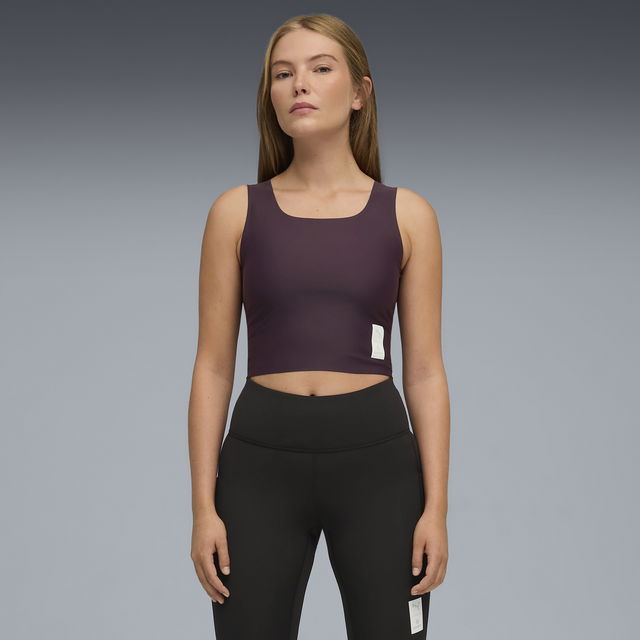PUMA x SAYSKY Crop Running Tank Top