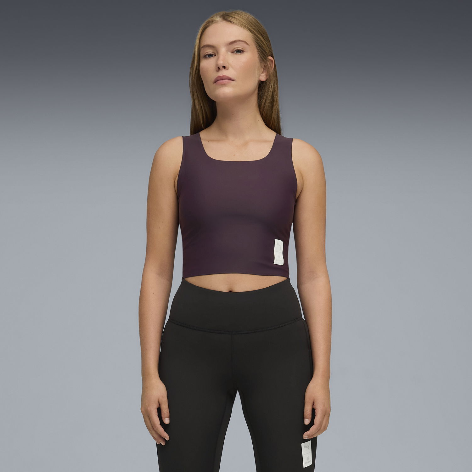 Съкратен топ Puma PUMA x SAYSKY Crop Running Tank Top Лилаво | 527559_88, 0