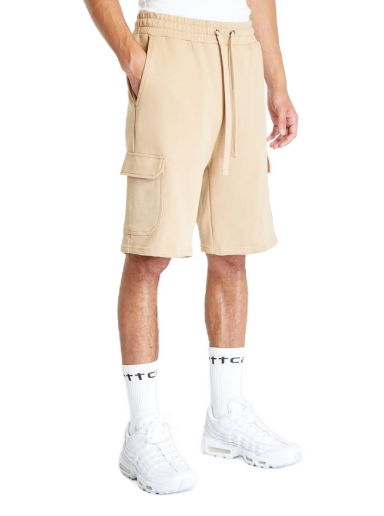 Къси панталони Urban Classics Organic Cargo Sweatshorts Бежово | TB4144-03738