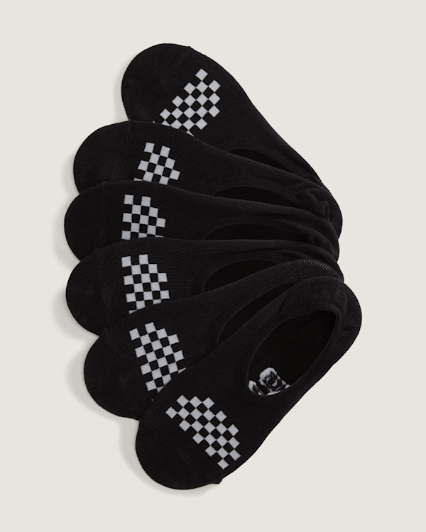 Чорапи Vans Classic Canoodle No-Show Socks (3 Pairs) Черно | VN000QCAY28, 0
