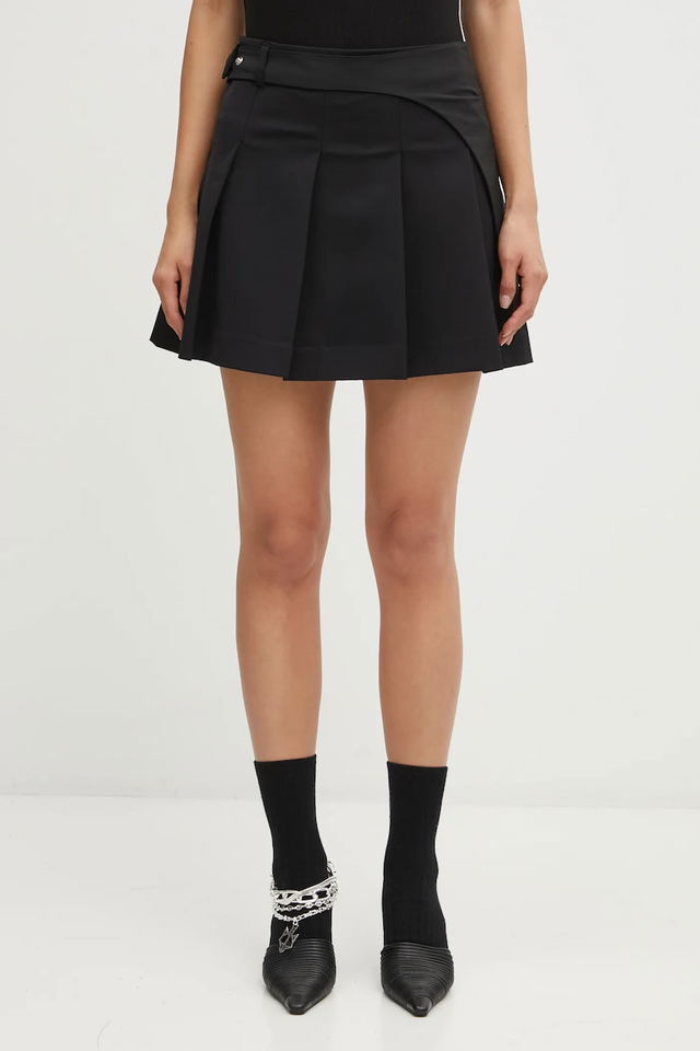 Heliot Emil Mini A-line Pleated Skirt