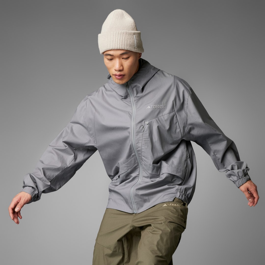 Ветровка adidas Performance Terrex Xploric Сиво | HBN10, 0