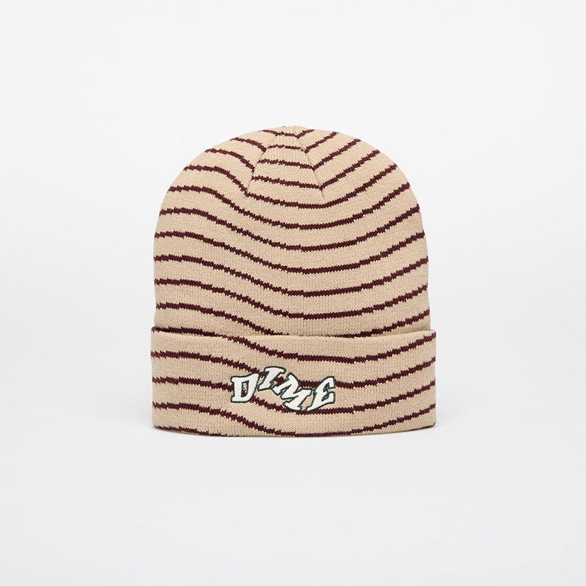 Шапка Dime College Wave Cuff Beanie Tan Universal Бежово | DIMEFA2457TAN