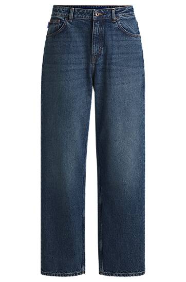 Дънки BOSS Relaxed Fit Jeans Синьо | 50533913, 0
