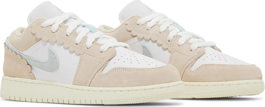 Кецове и обувки Jordan Jordan 1 Low Crimp Suede Бежово | DZ5356-800, 1