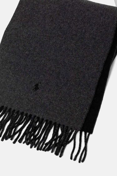 Шал Polo by Ralph Lauren Wool Scarf With Tassels Сиво | 455954371, 1