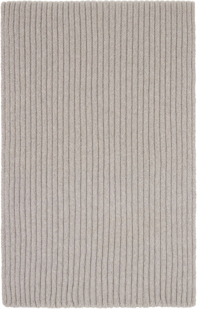 Шал Rick Owens Rick Owens Concordians Long Knit Scarf Бежово | RU02E1479 WSBR