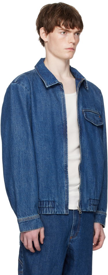 Яке A.P.C. A.P.C. Fabrizio Zippé Denim Jacket Синьо | COHJK-H32015, 1