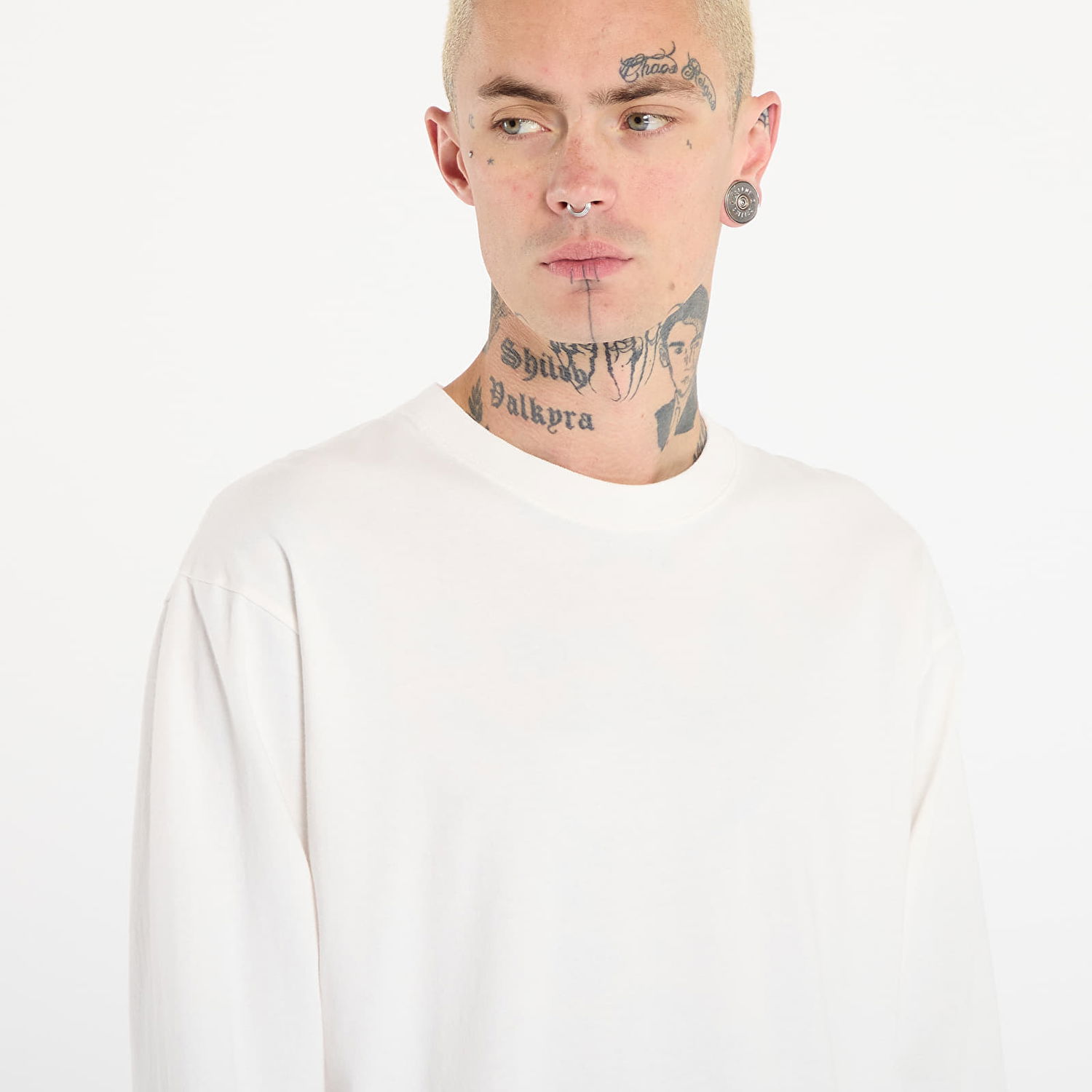Тениска Vans Long Sleeve T-shirt LX Бяло | VN000PFKC9F1, 1