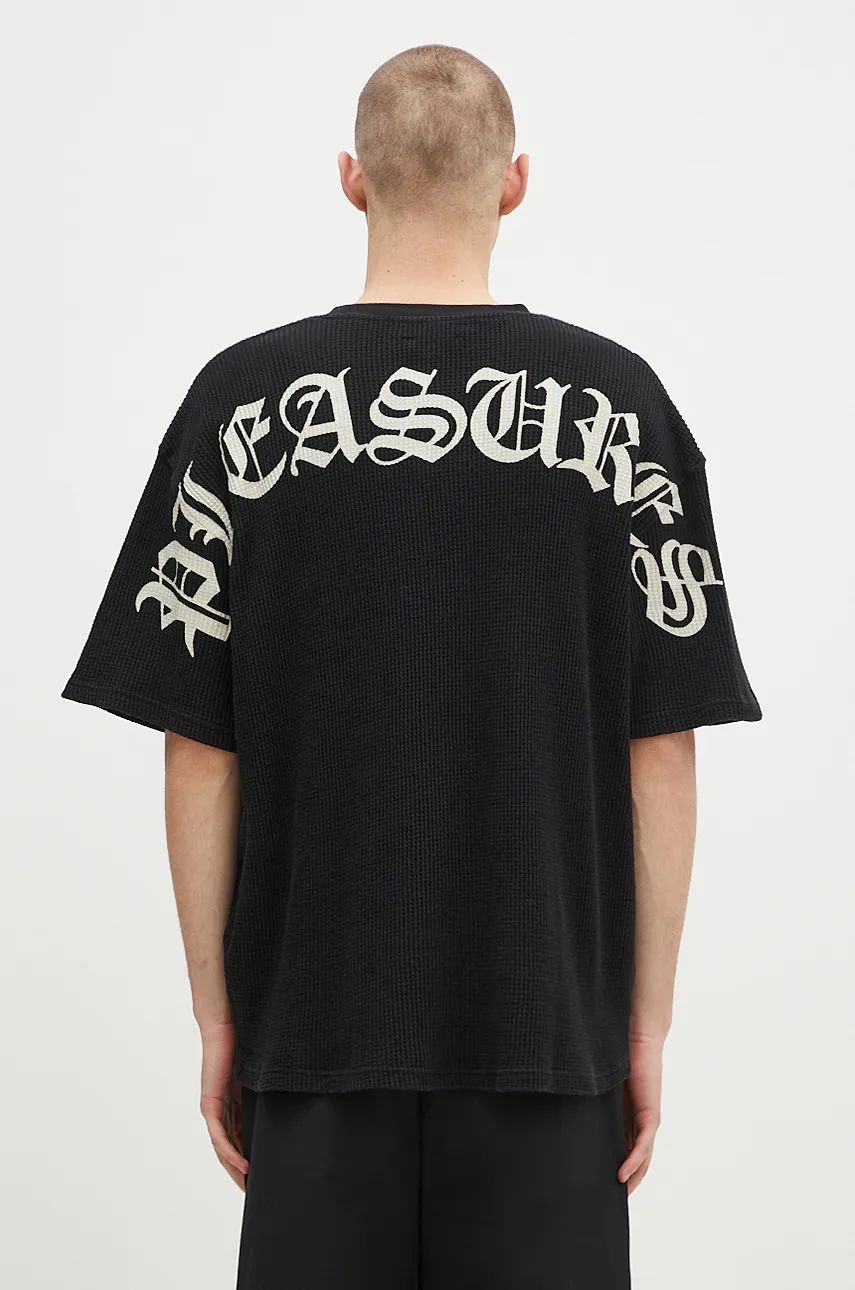 Тениска Pleasures Neural Thermal Shirt With Print Черно | P24F048, 0