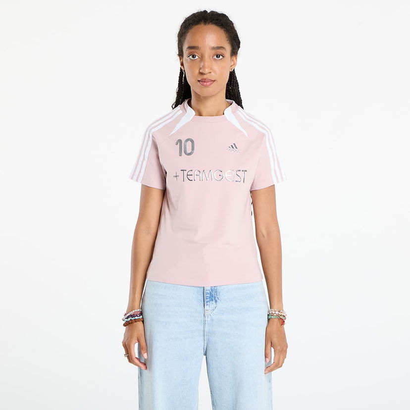 Тениска adidas Originals Adilenium Season 4 Teamgeist Slim T-Shirt Розово | KE9811
