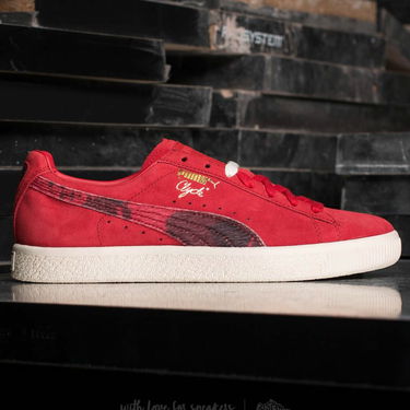 Кецове и обувки Puma Clyde x Packer High Risk Red-Whisper White Червено | 36350702, 4