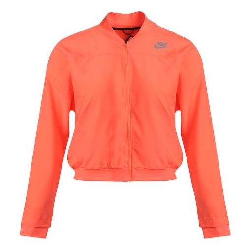 Яке бомбър Nike Nike Air Woven Quick Dry Reflective Logo Jacket Оранжево
 | CZ9143-854