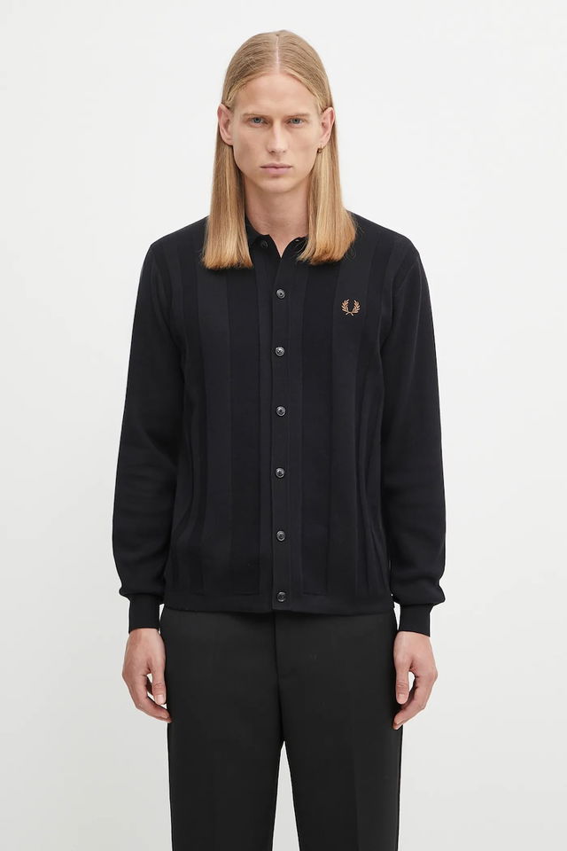 Fred Perry Textured Cardigan