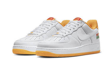 Кецове и обувки Nike Air Force 1 Low Retro "West Indies Yellow" Бяло | DX1156-101, 3